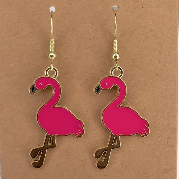 Jewelry - Pink Flamingo Earrings